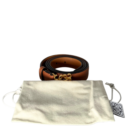 Loewe Anagram Gürtel Größe 100 Braun / sehr gut Loewe