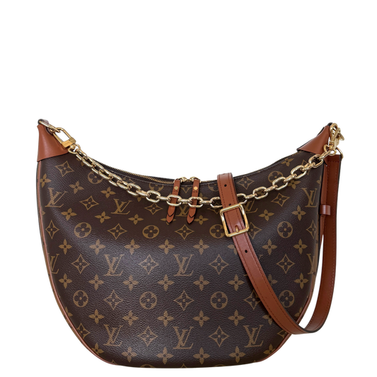 Louis Vuitton Loop Hobo Monogram Canvas Braun / sehr gut Louis Vuitton