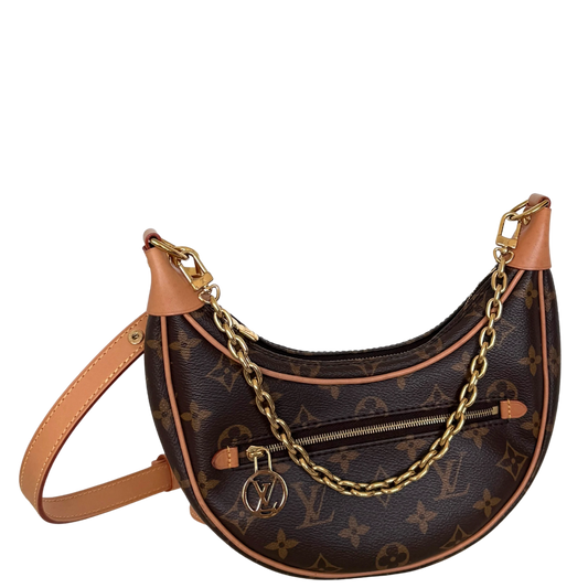 Louis Vuitton Loop PM Monogram Canvas M81098 Braun / sehr gut Louis Vuitton
