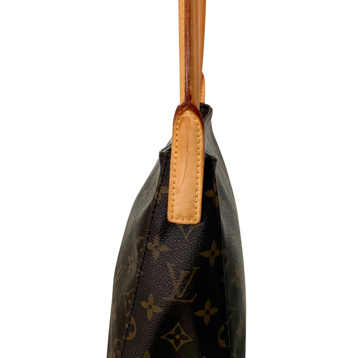 Louis Vuitton Looping MM Schultertasche Monogram Canvas Braun / sehr gut Louis Vuitton