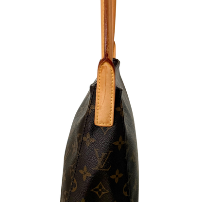 Louis Vuitton Looping MM Schultertasche Monogram Canvas Braun / sehr gut Louis Vuitton