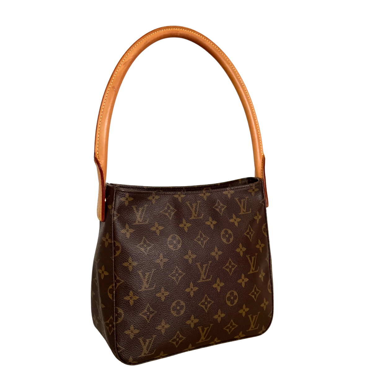 Louis Vuitton Looping MM Schultertasche Monogram Canvas Braun / sehr gut Louis Vuitton