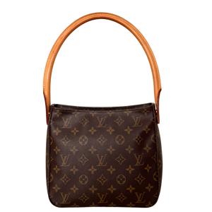 Louis Vuitton Looping MM Shoulder Bag Monogram Canvas Brown / very good