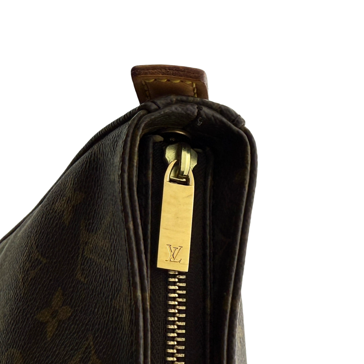 Louis Vuitton Looping MM Schultertasche Monogram Canvas Braun / sehr gut Louis Vuitton