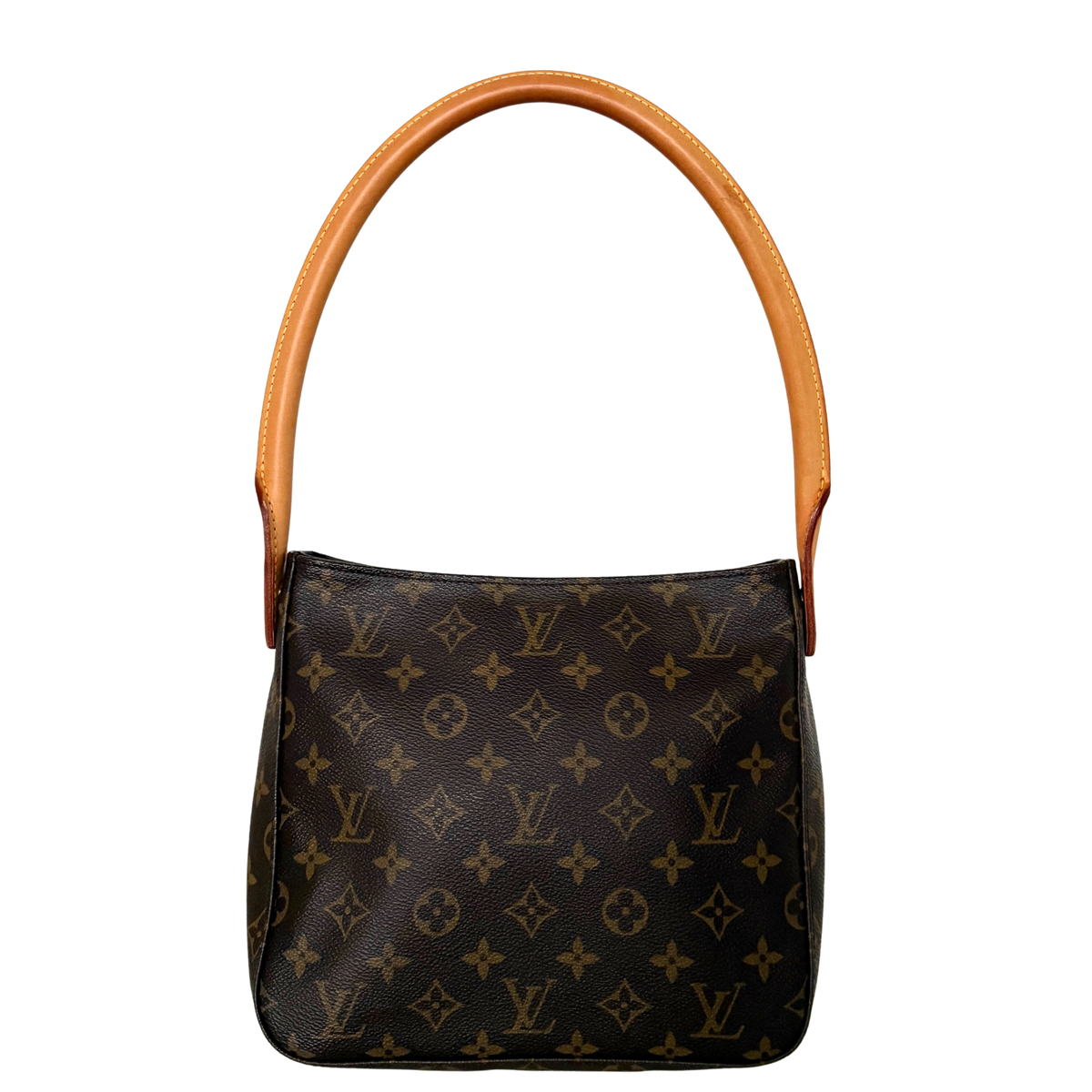 Louis Vuitton Looping MM Schultertasche Monogram Canvas Braun / sehr gut Louis Vuitton