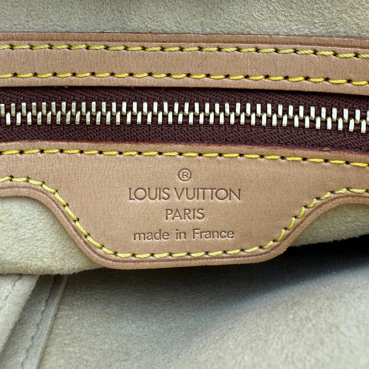 Louis Vuitton Looping MM Schultertasche Monogram Canvas Braun / sehr gut Louis Vuitton