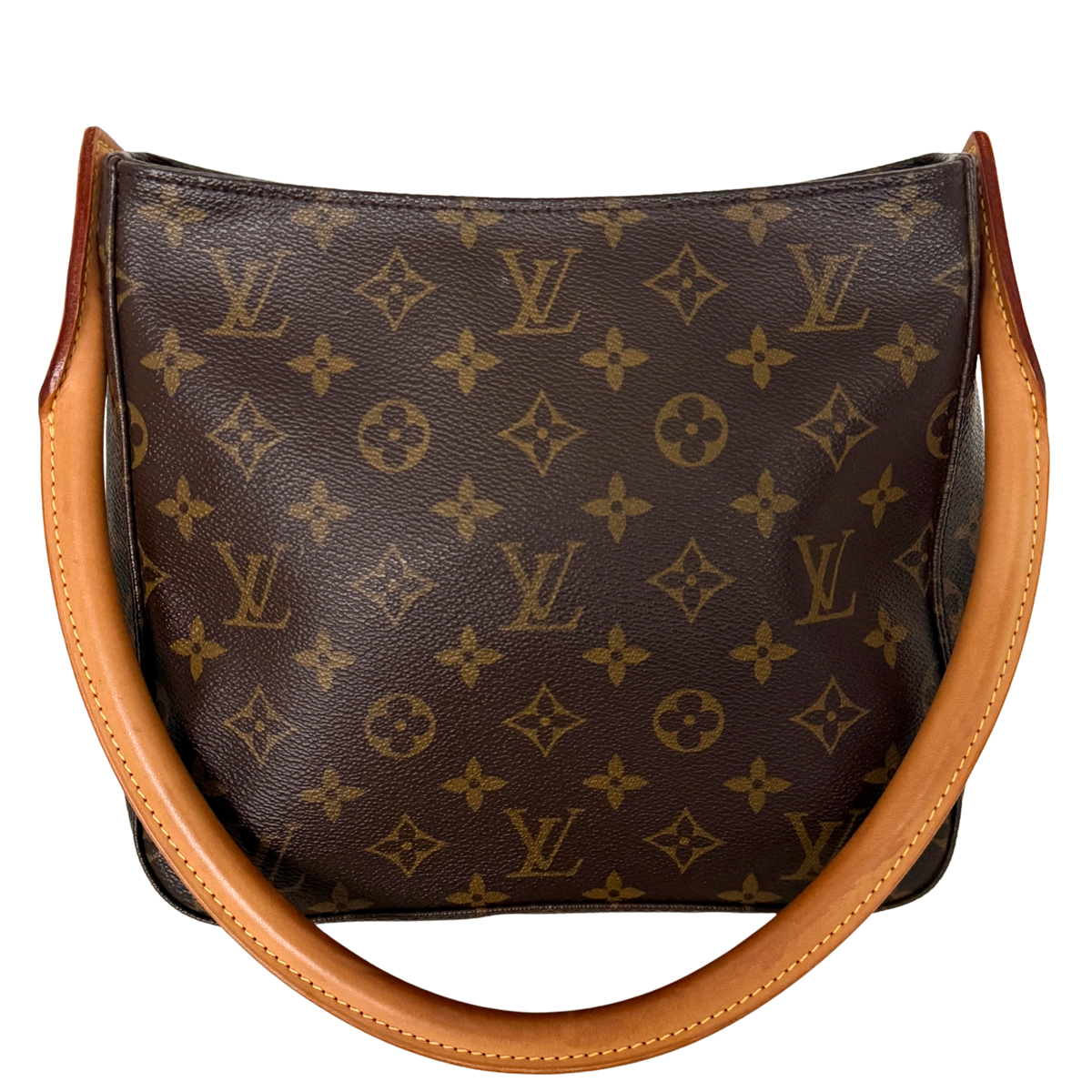Louis Vuitton Looping MM Schultertasche Monogram Canvas Braun / sehr gut Louis Vuitton