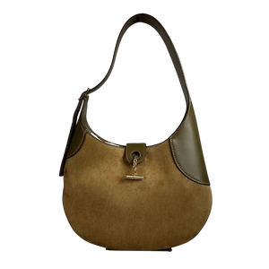 Loro Piana Bobbin Medium Tas B4L6 Golden Chestnut/Salty Capers/Sun Gold