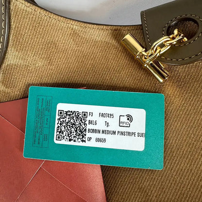 Loro Piana Bobbin Medium Tasche Golden Chestnut/Salty Capers/Sun Gold (B4L6) / sehr gut Loro Piano
