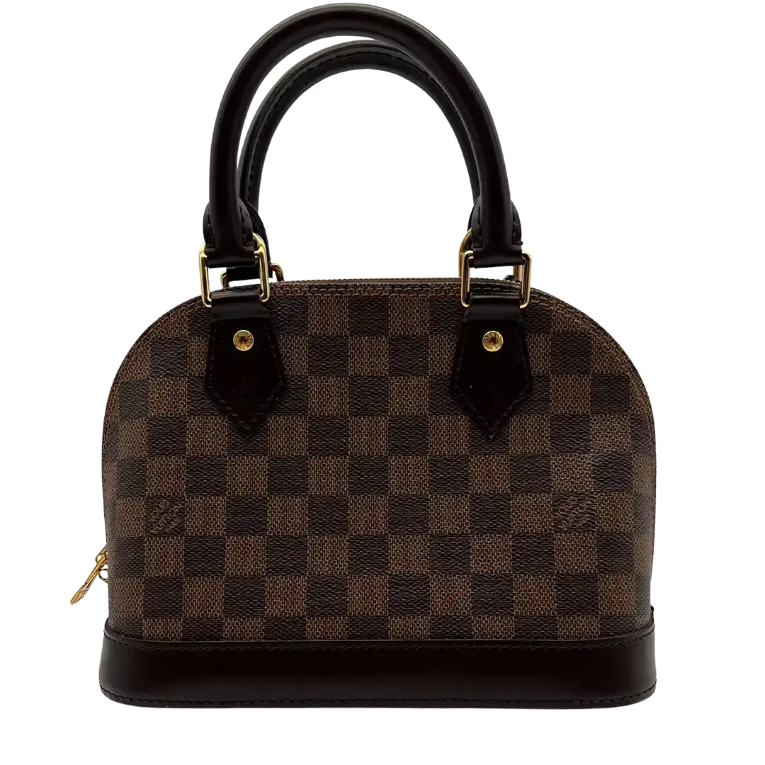 Louis Vuitton Alma BB Damier Ebene Canvas hinten