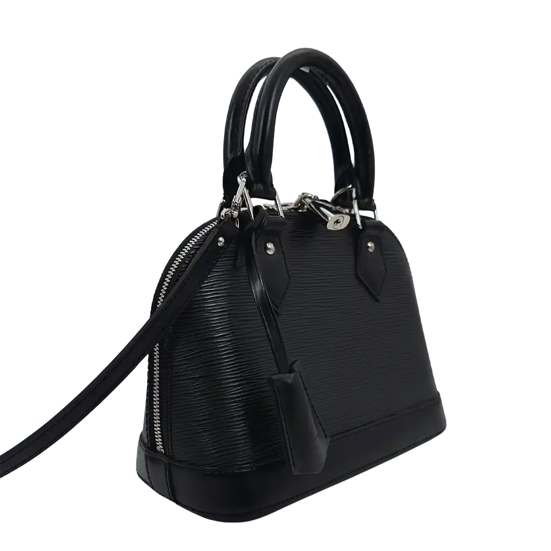 Louis Vuitton Alma BB Epi Leder schwarz / sehr gut Louis Vuitton