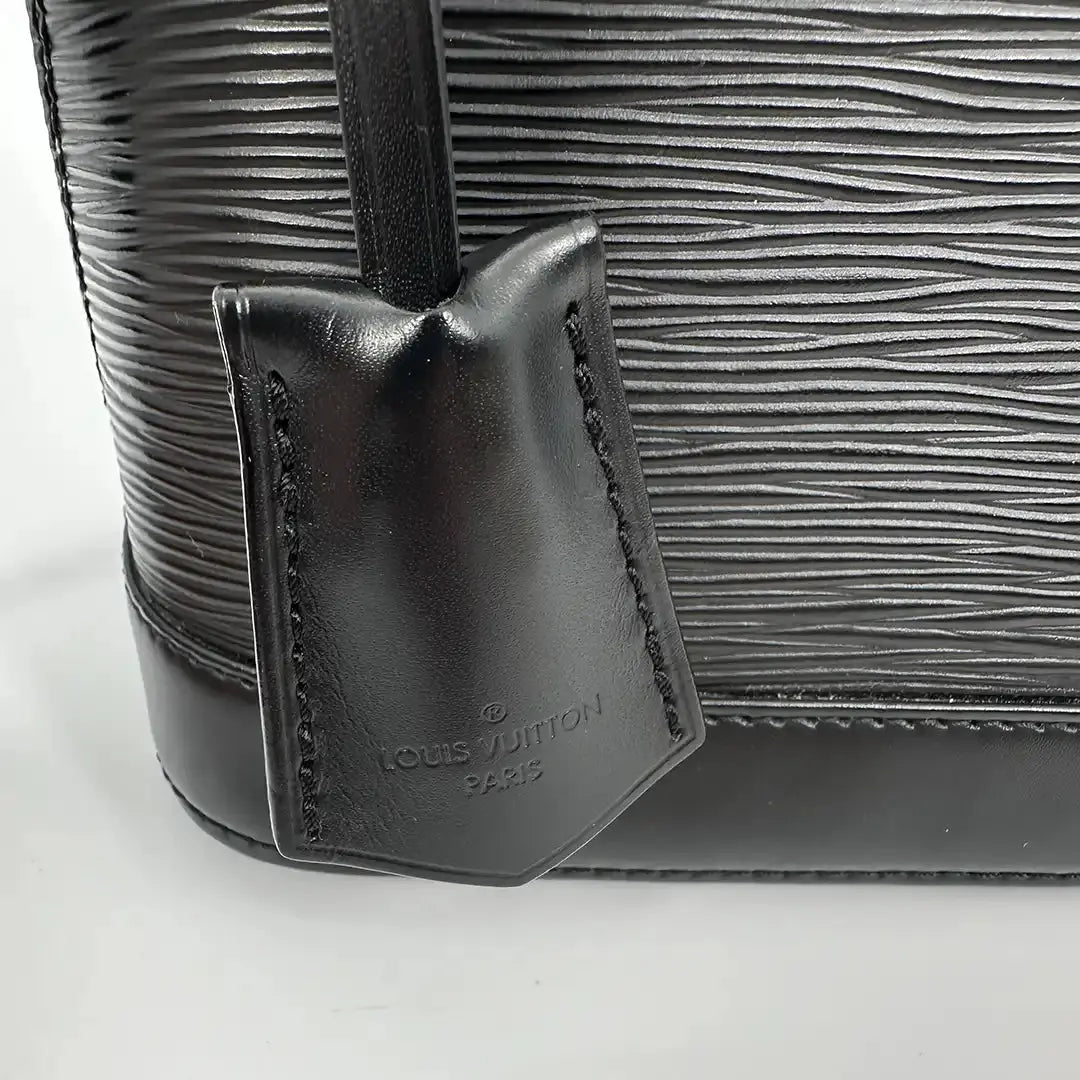 Louis Vuitton Alma BB Epi Leder schwarz / sehr gut Louis Vuitton