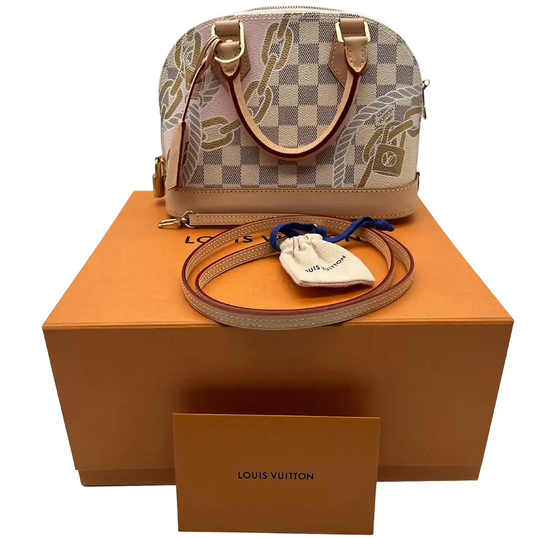 Louis Vuitton Alma BB Nautical Damier Azur  N40472 Fullset / ungetragen Louis Vuitton