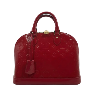 Louis Vuitton Alma PM Monogram Vernis Kersenrood