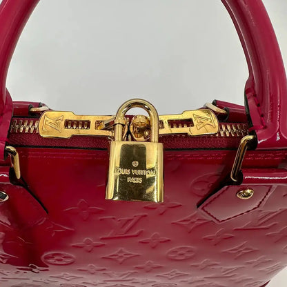 Louis Vuitton Alma PM Monogram Vernis Kirschrot /gut Louis Vuitton