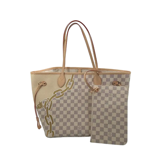 Louis Vuitton Damier Azur Nautical Neverfull MM N40471 / ungetragen Louis Vuitton