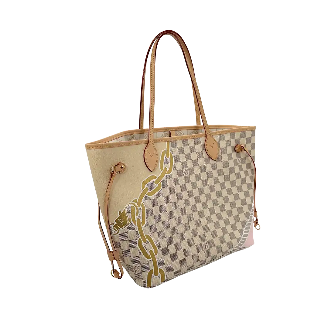 Louis Vuitton Damier Azur Nautical Neverfull MM N40471 / ungetragen Louis Vuitton