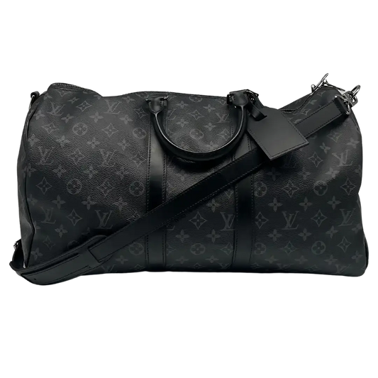 Louis Vuitton Keepall 45 mit Schulterriemen Monogram Eclipse / sehr gut Louis Vuitton