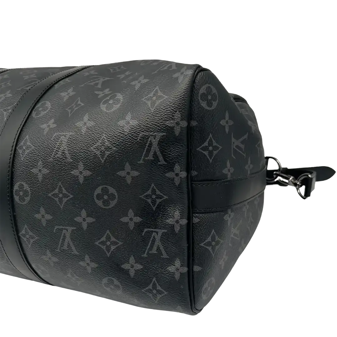 Louis Vuitton Keepall 45 mit Schulterriemen Monogram Eclipse / sehr gut Louis Vuitton