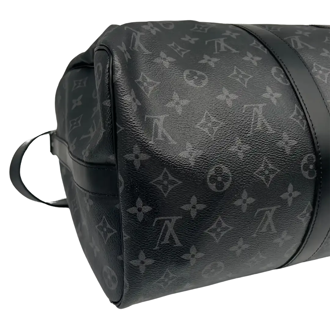 Louis Vuitton Keepall 45 mit Schulterriemen Monogram Eclipse / sehr gut Louis Vuitton