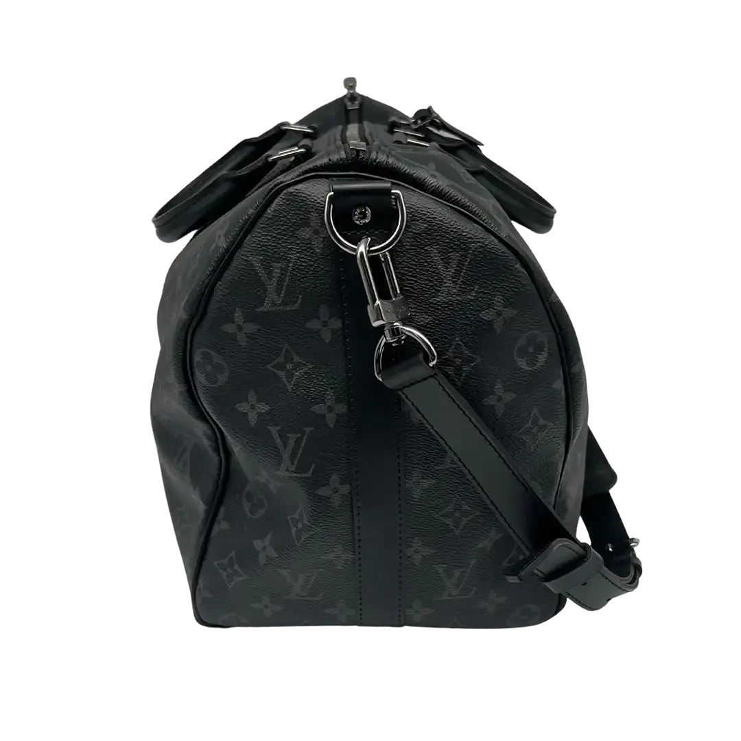 Louis Vuitton Keepall 45 mit Schulterriemen Monogram Eclipse / sehr gut Louis Vuitton