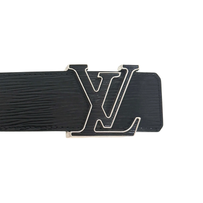 Louis Vuitton  LV Intitiales Epi Electric Gürtel Schwarz / sehr gut Louis Vuitton