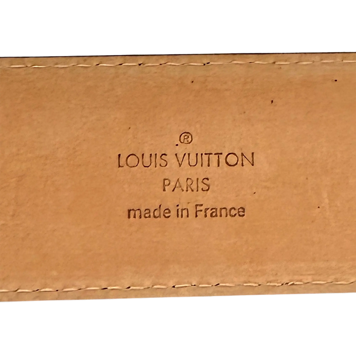 Louis Vuitton  LV Intitiales Epi Electric Gürtel Schwarz / sehr gut Louis Vuitton