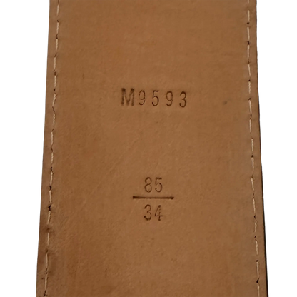 Louis Vuitton  LV Intitiales Epi Electric Gürtel Schwarz / sehr gut Louis Vuitton
