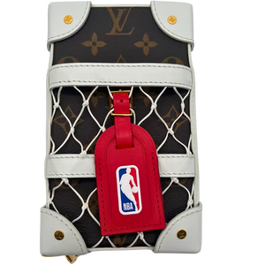 Louis Vuitton LV x NBA Soft Trunk bruin canvas