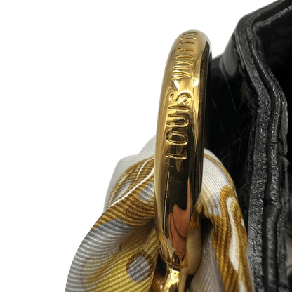 Louis Vuitton Limited Edition weißes Monogramm Charms Linda Alligator Trim Chains Tasche Echtheitscheck