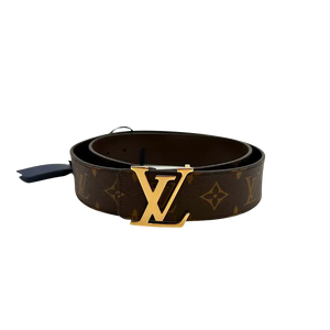 Louis Vuitton M0323 LV Initiales Riem Monogram 45 mm en 90 cm bruin