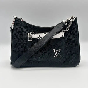 Louis Vuitton Marelle generfd Epi leder zwart