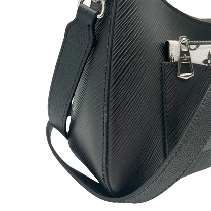 Louis Vuitton Marellini genarbtes Epi Leder schwarz / sehr gut Louis Vuitton