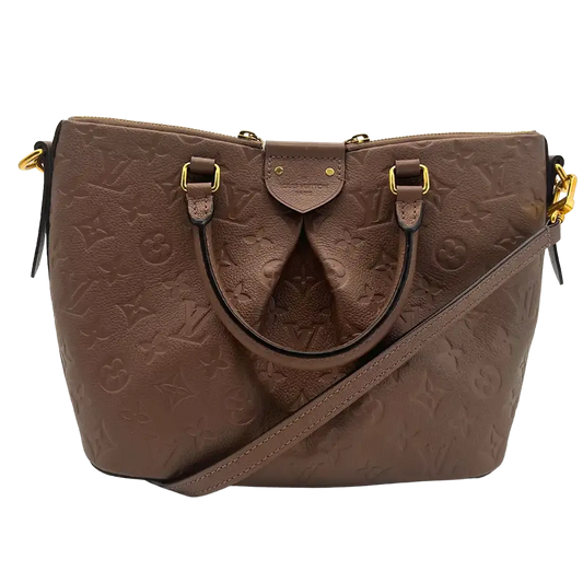Louis Vuitton Mazarine PM Empreinte Leder taupe/braun Louis Vuitton