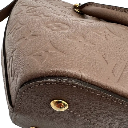 Louis Vuitton Mazarine PM Empreinte Leder taupe/braun Louis Vuitton