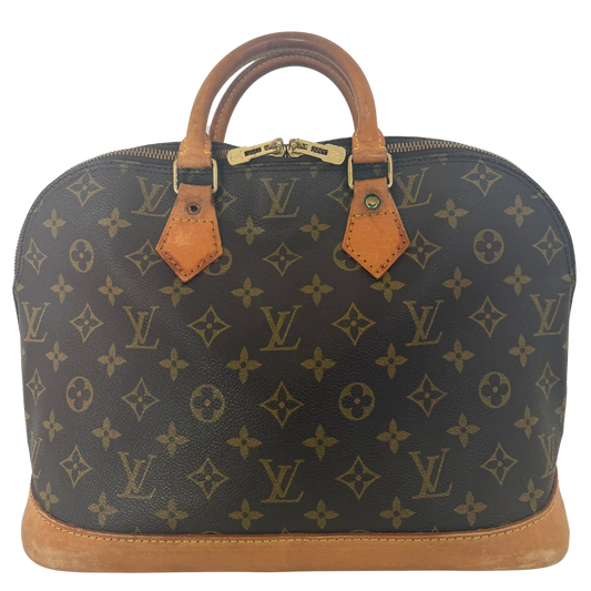Louis Vuitton Monogram Alma PM Braun / akzeptabel Louis Vuitton