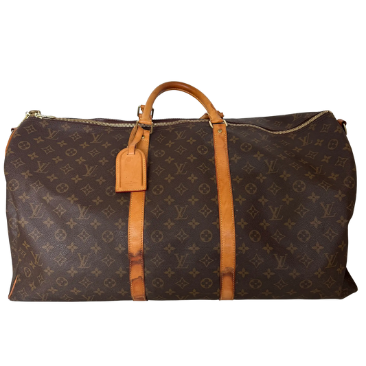 Louis Vuitton Monogram Keepall 60 / akzeptabel Louis Vuitton