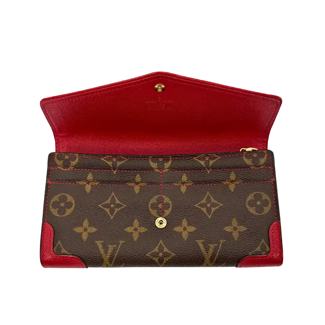 Louis Vuitton Monogramm Retiro Portefeuille Sarah Geldbörse M61184 / sehr gut Louis Vuitton
