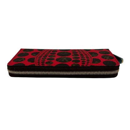 Louis Vuitton Monogramm Yayoi Kusama Dots Zippy Geldbörse Rot M60450 / ungetragen Louis Vuitton