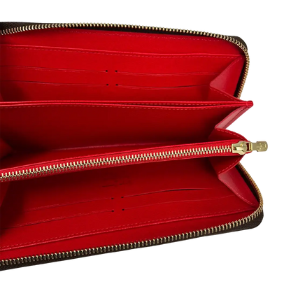 Louis Vuitton Monogramm Yayoi Kusama Dots Zippy Geldbörse Rot M60450 / ungetragen Louis Vuitton