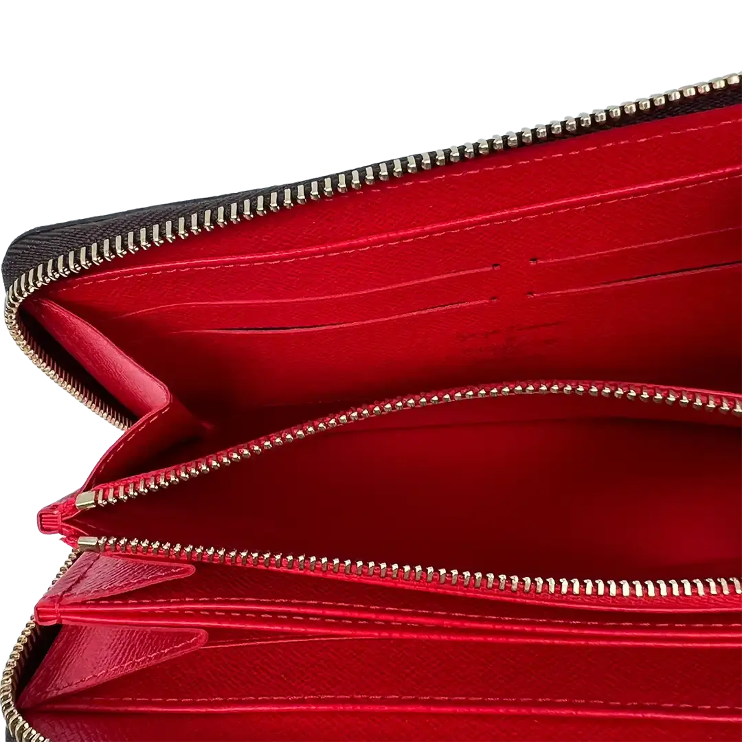 Louis Vuitton Monogramm Yayoi Kusama Dots Zippy Geldbörse Rot M60450 / ungetragen Louis Vuitton