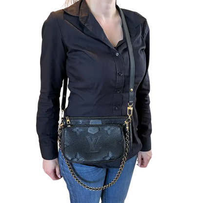 Louis Vuitton Multi Pochette Accessoires Empreinte Leder  M80399 Fullset / sehr gut Louis Vuitton