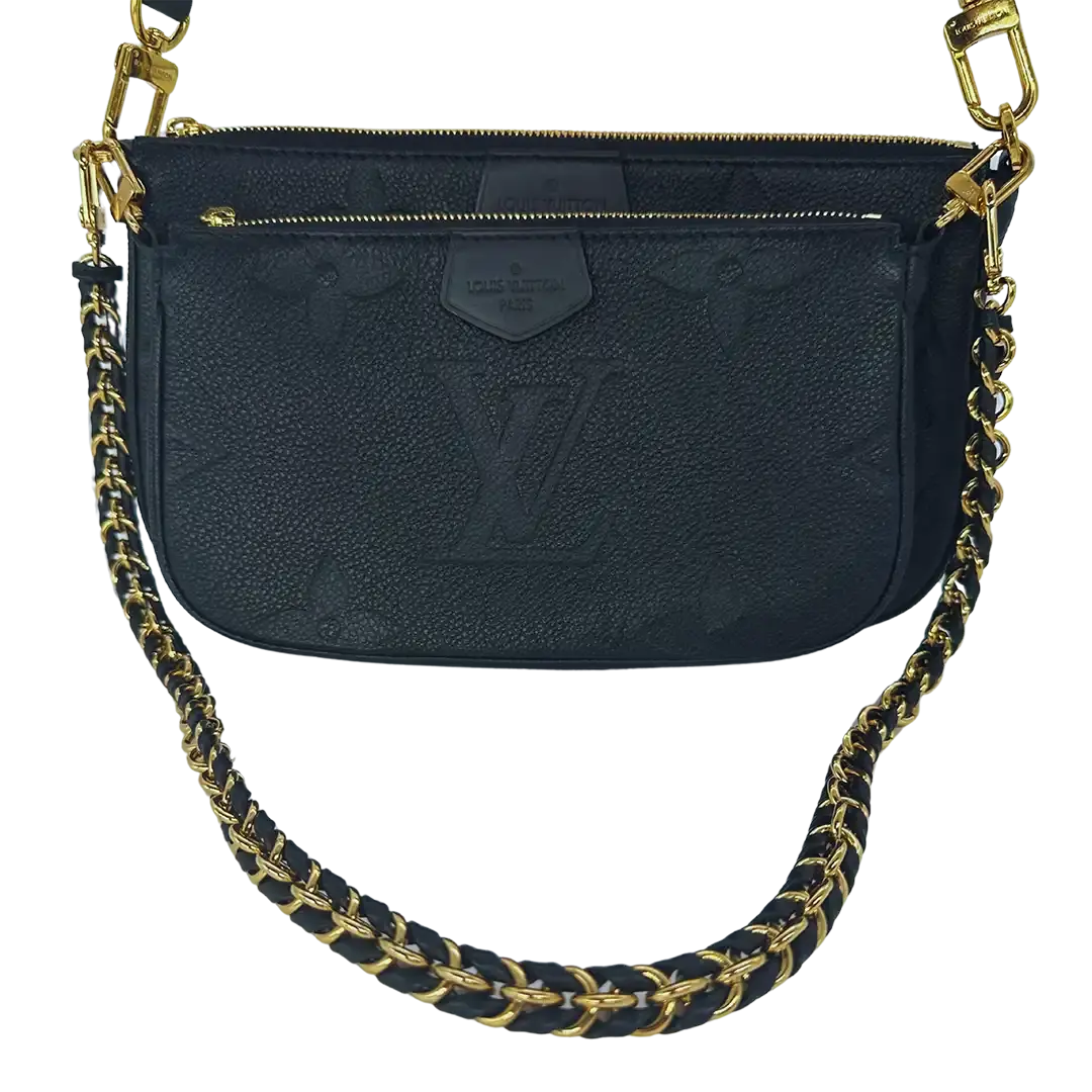 Louis Vuitton Multi Pochette Accessoires Empreinte Leder  M80399 / neuwertig Louis Vuitton