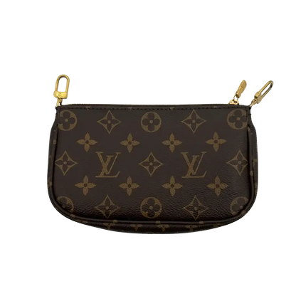 Louis Vuitton Multi Pochette Accessoires Monogram Canvas Khaki M44813 / sehr gut Louis Vuitton