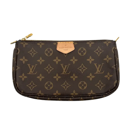 Louis Vuitton Multi Pochette Accessoires Monogram Canvas Khaki M44813 / sehr gut Louis Vuitton