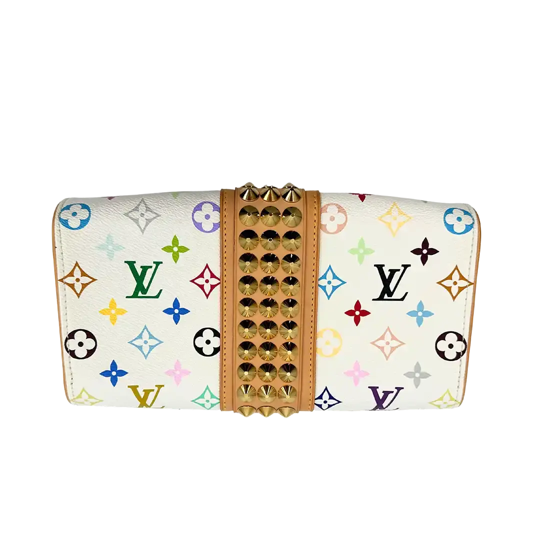 Louis Vuitton Multicolor Monogram Courtney Clutch M45639 / sehr gut Louis Vuitton