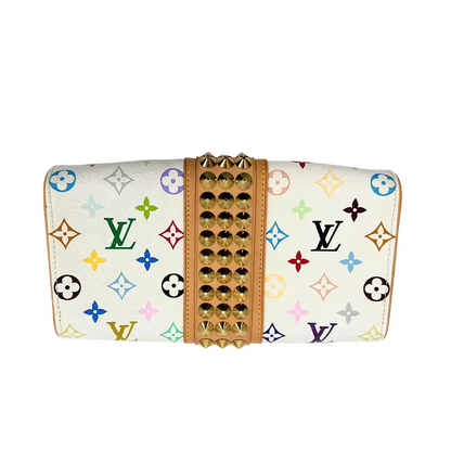 Louis Vuitton Multicolor Monogram Courtney Clutch M45639 / sehr gut Louis Vuitton