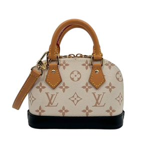 Louis Vuitton Nano Alma Monogram Dune M46895