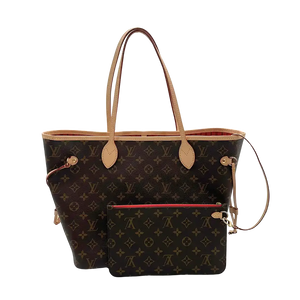 Louis Vuitton Neverfull MM Cerise Monogram Canvas M41177
