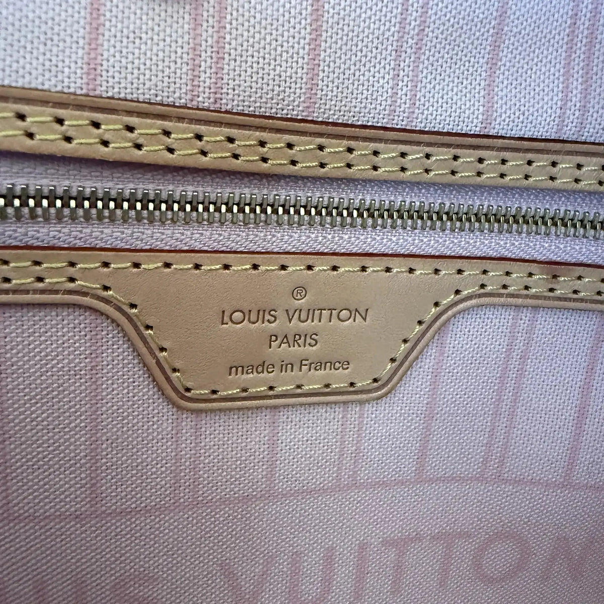 Louis Vuitton Neverfull MM Damier Azur 2019 / sehr gut Louis Vuitton